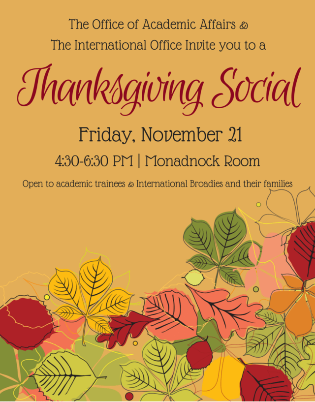 2014 Thanksgiving Social