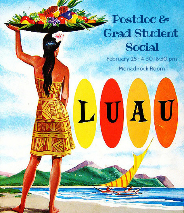 Postdoc & Grad Student Social